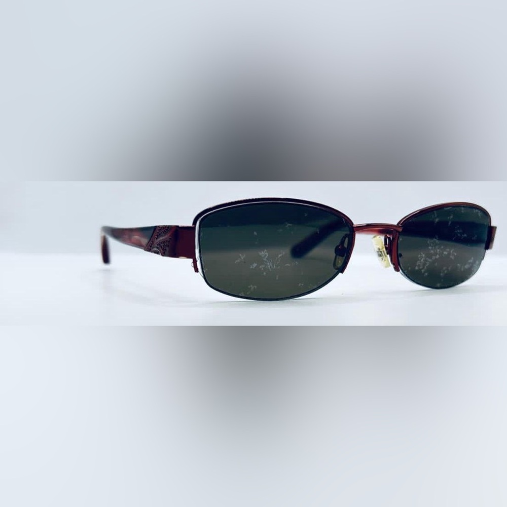 South Hampton SH1005 Bronze Oval Half-Rim Sunglasses Frames Only